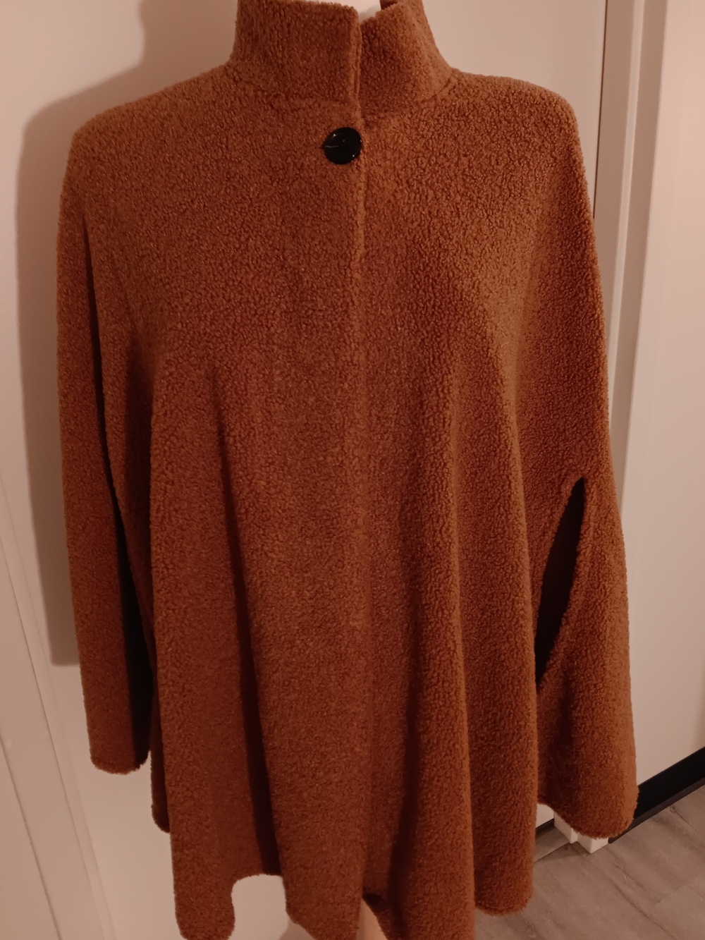 Apt. 9 Women's Teddy Style  Cape in Camel Brown